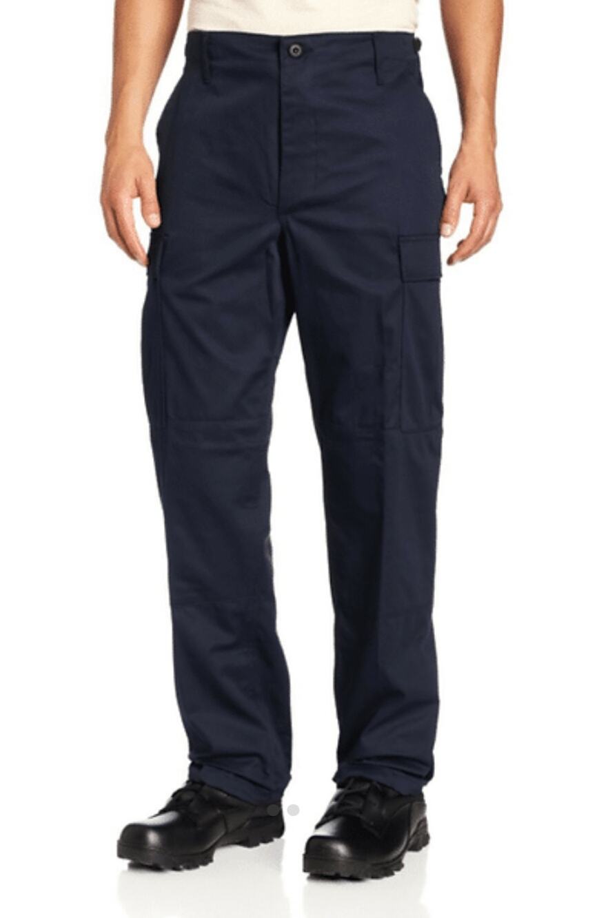Propper BDU Trouser Pants Navy Blue Large 38 L long button fly cargo ripstop NEW